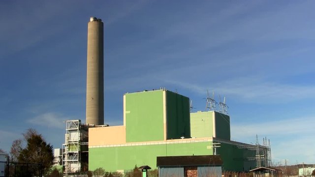 Power plant on cape cod canal