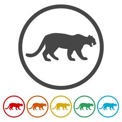 Panther, Cat icon design - Illustration 