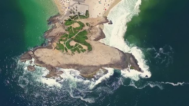 Aerial view of Arpoador. Shevelev.