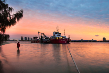 Fototapeta premium Fishermans Sunset