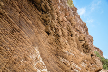Sandstone erosion from Atlantic winds at Fonte da Areia, Porto Santo, Madeira