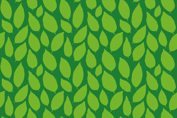 Leaves Pattern. Endless Background. Seamless