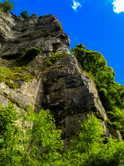 Stoney middleton cliff face