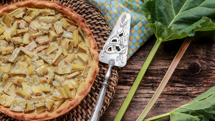 tarte à la rhubarbe 5 