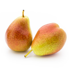 Pears isolated on the white background.