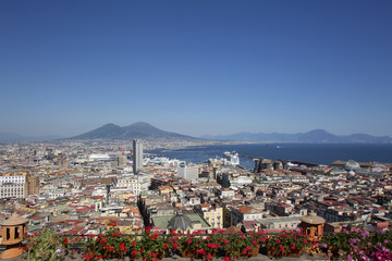 Fototapeta na wymiar Panorama Napoli
