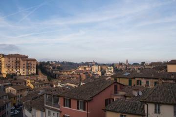 Fototapeta na wymiar Cityscape of Siena. Tuscany, Italy.