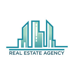 Skyline real estate agency symbol