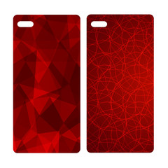 Abstract blur bright red background for mobile phone cover