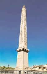 Obraz premium The famous Luxor obelisk , Paris, France.