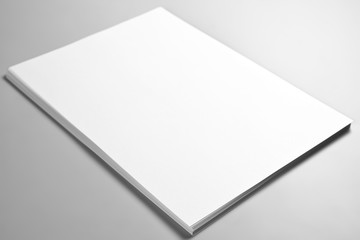 Pile of blank sheets of paper or letterheads