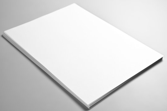 Pile of blank sheets of paper or letterheads