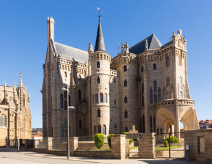 Fototapeta na wymiar Episcopal Palace of Astorga