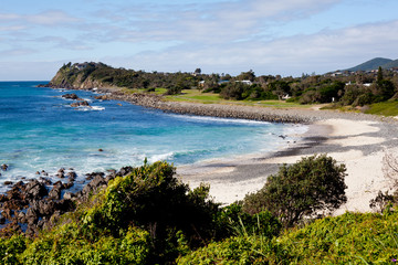 Coastal scene at Forster, New South Wales, Australia