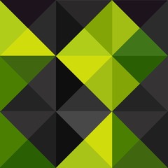 Pyramid seamless pattern polygon