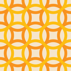 Big circles crossed seamless pattern