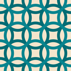 Big circles crossed seamless pattern