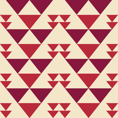 Triangle seamless oriental simple pattern