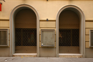 Typical mediterranean entrance in Italy