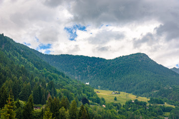 Fototapeta na wymiar Scenic view of the swiss nature near the city of Locarno.