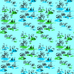 Graphics design for using printing and production