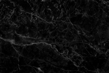 Obraz na płótnie Canvas Black marble texture background with detailed structure beautiful and luxurious, abstract marble texture in natural patterns for design art work, black stone floor pattern with high resolution.