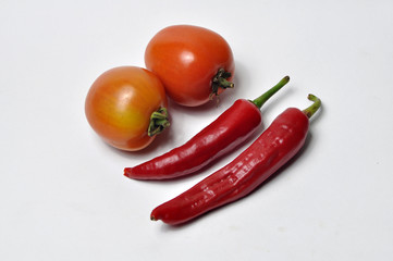Red Chili and Tomato