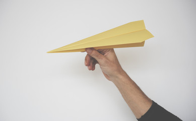 Paper Plane Origami Throwing Play