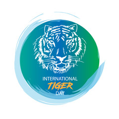 International Tiger day poster