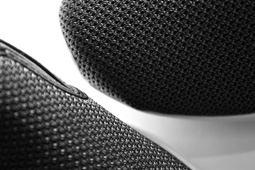 Shoes background / A shoe is an item of footwear intended to protect and comfort the human foot while the wearer is doing various activities