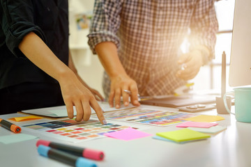  Team of Designers working.