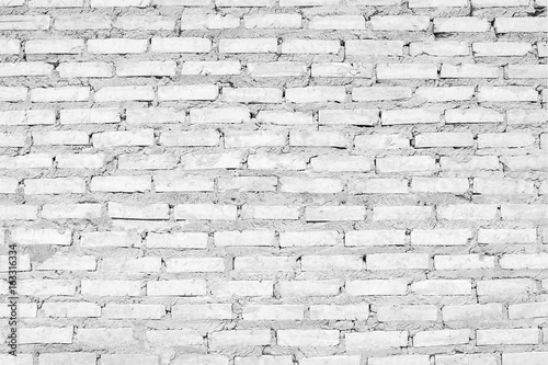 White Brick Wall Background Gray Texture Stone Concrete