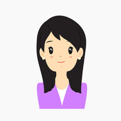 half body mother vector illustration