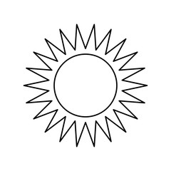 isolated big sun
