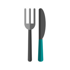 knife fork cutlery food