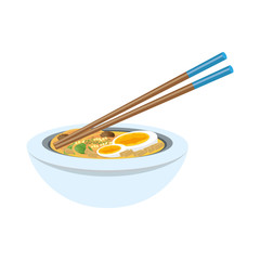 Delicious ramen soup