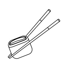 Delicious sushi food