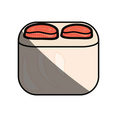 Delicious sushi food