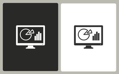 Business report    - vector icon.