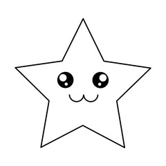 Cute star cartoon