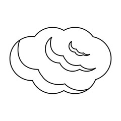 Cloud weather symbol