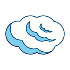 Cloud weather symbol