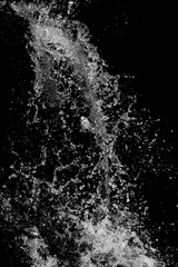 water splash isolated on white background