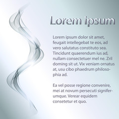 Abstract background with silver wave