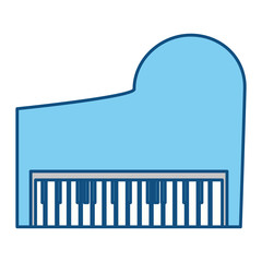 Classic piano instrument