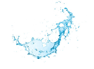 water splash isolated on white background