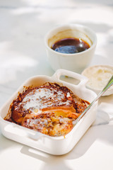 Delicious cinnabon with cinnamon