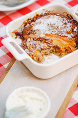 Delicious cinnabon with cinnamon