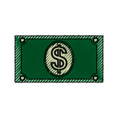 Money billet isolated