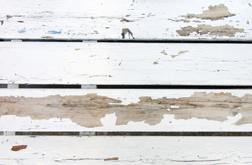 Background: Old, wooden board with white color :)